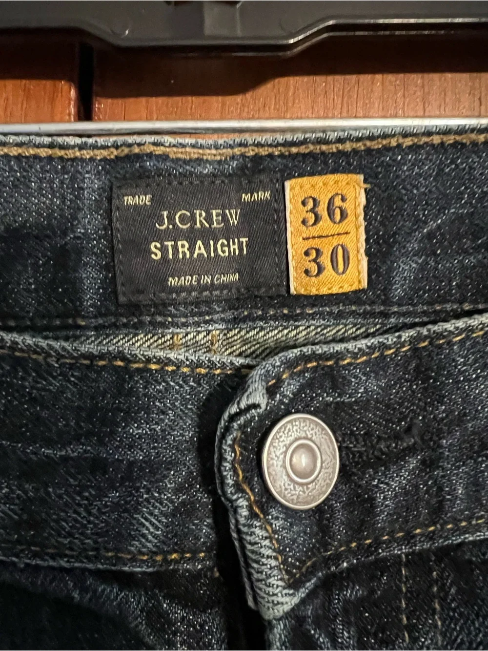 J. Crew Straight Men’s Size 36 X 30 Jeans